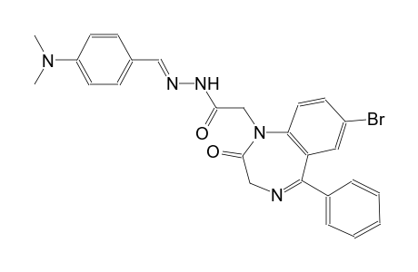 1H-1,4-benzodiazepine-1-acetic acid, 7-bromo-2,3-dihydro-2-oxo-5-phenyl-, 2-[(E)-[4-(dimethylamino)phenyl]methylidene]hydrazide
