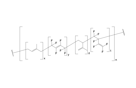 Isoprene-co-Fluorobutadiene copolymer (66/33 % molar)