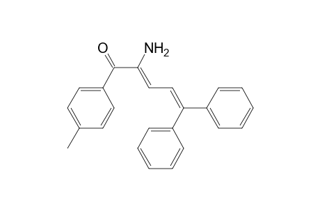 2,4-Pentadien-1-one, 2-amino-1-(4-methylphenyl)-5,5-diphenyl-