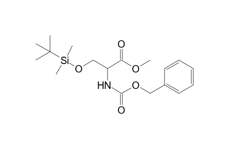 2-(benzyloxycarbonylamino)-3-[tert-butyl(dimethyl)silyl]oxy-propionic acid methyl ester