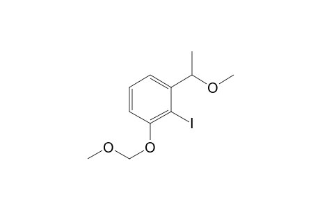 2-iodo-1-(1-methoxyethyl)-3-(methoxymethoxy)benzene