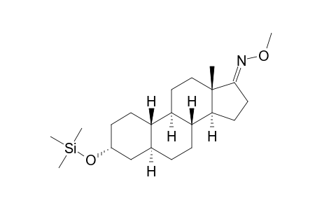 3.ALPHA.-[(TRIMETHYLSILYL)OXY]-5.ALPHA.-ESTRAN-17-ONE-17-(O-METHYLOXIME)