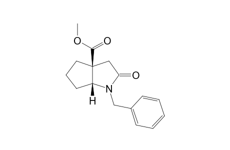 N-BENZYL-3-OXO-5-CARBOMETHOXY-2-AZABICYCLO-[3.3.0]-OCTANE