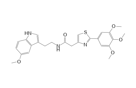 4-thiazoleacetamide, N-[2-(5-methoxy-1H-indol-3-yl)ethyl]-2-(3,4,5-trimethoxyphenyl)-