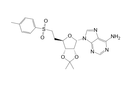 9-(5,6-Dideoxy-2,3-O-isopropylidene-6-(p-toluenesulfonyl)-.beta.-D-ribo-hexofuranosyl)adenine