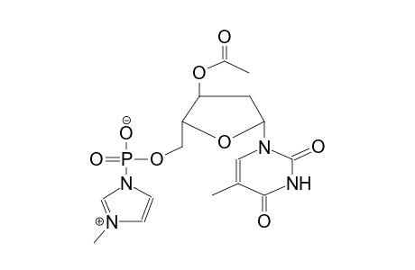 3'-O-ACETYLTHYMIDINE-5'-(3-METHYLIMIDAZOLYL)PHOSPHATE, BETAINE