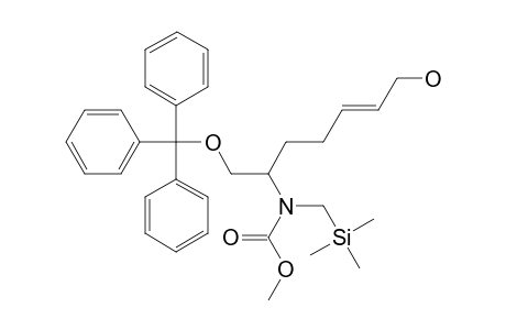 (6-HYDROXY-1-TRITYLOXYMETHYLHEX-4-ENYL)-(TRIMETHYLSILANYL)-METHYLCARBAMIC-ACID-METHYLESTER