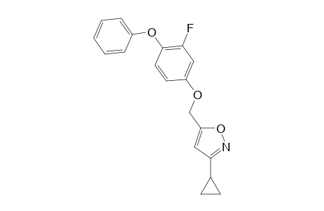 Isoxazole, 3-cyclopropyl-5-[(3-fluoro-4-phenoxyphenoxy)methyl]-