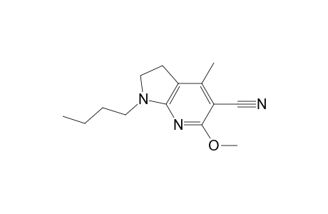 1-Butyl-4-methyl-5-cyano-6-methoxy-7-azaindoline
