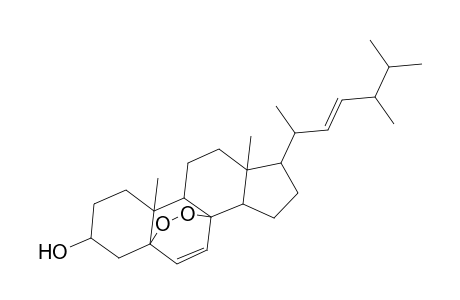 5,8-Epidioxy-2H-cyclopenta[a]phenanthrene, ergosta-6,22-dien-3-ol deriv.