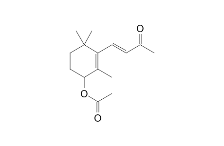 [2,4,4-trimethyl-3-(3-oxobut-1-enyl)cyclohex-2-en-1-yl] acetate