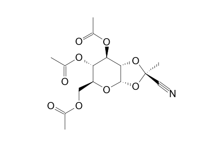 3,4,6-TRI-O-ACETYL-1,2-O-[1-(EXO-CYANO)-ETHYLIDENE]-ALPHA-D-GLUCOPYRANOSIDE