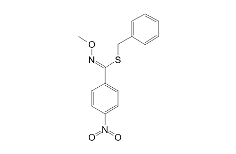 BENZYL-(Z)-O-METHYL-4-NITRO-BENZOTHIOHYDROXIMATE