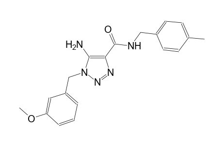 1H-1,2,3-triazole-4-carboxamide, 5-amino-1-[(3-methoxyphenyl)methyl]-N-[(4-methylphenyl)methyl]-