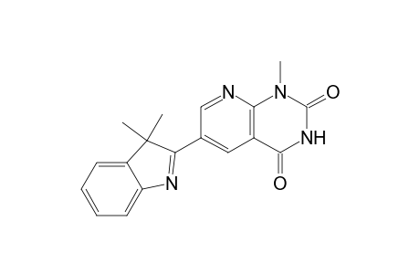 6-(3,3-Dimethyl-3H-indol-2-yl)-1-methylpyrido[2,3-d]pyrimidine-2,4(1H,3H)-dione