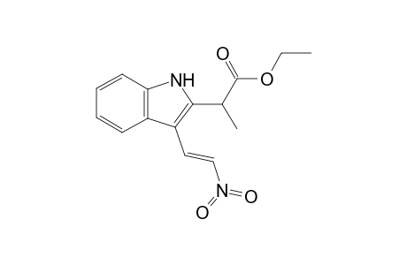 2-[3-[(E)-2-nitroethenyl]-1H-indol-2-yl]propanoic acid ethyl ester