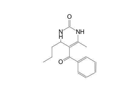 2(1H)-pyrimidinone, 5-benzoyl-3,4-dihydro-6-methyl-4-propyl-
