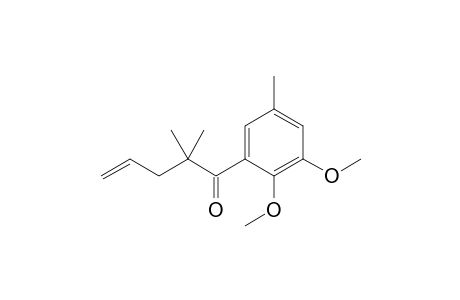 1-(2,3-Dimethoxy-5-methylphenyl)-2,2-dimethylpent-4-en-1-one