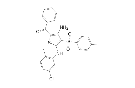 Methanone, [3-amino-5-[(5-chloro-2-methylphenyl)amino]-4-[(4-methylphenyl)sulfonyl]-2-thienyl]phenyl-