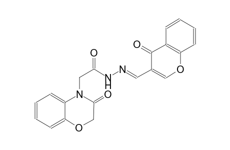 N'-[(E)-(4-oxo-4H-chromen-3-yl)methylidene]-2-(3-oxo-2,3-dihydro-4H-1,4-benzoxazin-4-yl)acetohydrazide