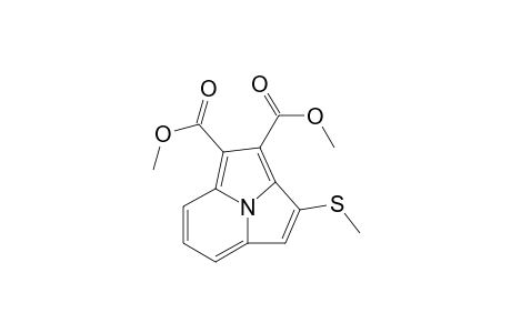 Pyrrolo[2,1,5-cd]indolizine-1,2-dicarboxylic acid, 3-(methylthio)-, dimethyl ester