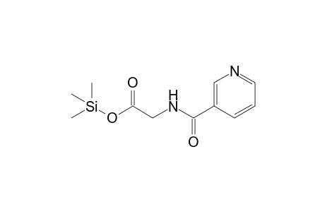 Nicotinoyl-glycine, 1TMS