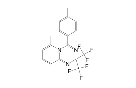 2H-pyrido[1,2-a][1,3,5]triazine, 6-methyl-4-(4-methylphenyl)-2,2-bis(trifluoromethyl)-