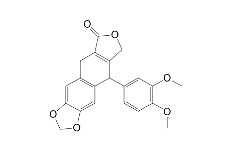 9-(3,4-DIMETHOXYPHENYL)-5,9-DIHYDRO-8H-FURO-[3',4':6,7]-NAPHTHO-[2,3-D]-[1,3]-DIOXOL-6-ONE