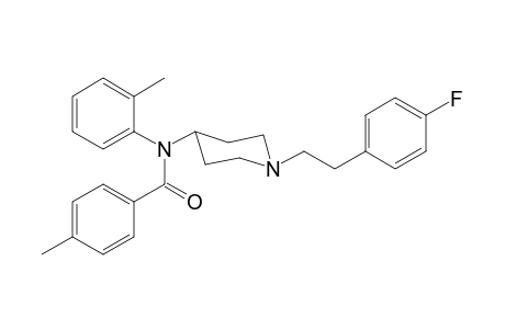 N-(1-[2-(4-Fluorophenyl)ethyl]piperidin-4-yl)-N-2-methylphenyl-4-methylbenzamide
