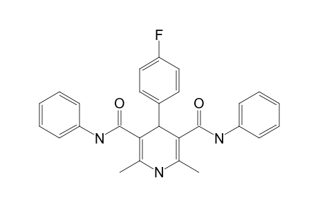 4-(4-FLUOROPHENYL)-2,6-DIMETHYL-N(3),N(5)-DIPHENYL-1,4-DIHYDRO-PYRIDINE-3,5-DICARBOXAMIDE
