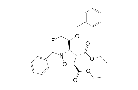 Diethyl (3R,4S,5S)-2-benzyl-3-[(2'-fluoro-1'-benzyloxy)ethyl]isoxazolidine-4,5-dicarboxylate
