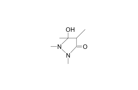 5-Hydroxy-1,2,4,5-tetramethyl-pyrazolidin-3-one