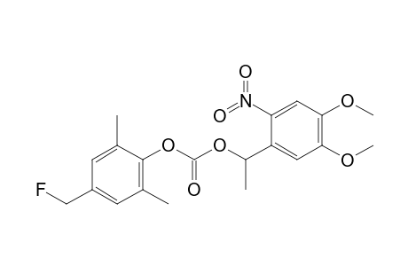 4-(4',5'-Dimethoxy-.alpha.'-methyl-2'-nitrobenzyloxycarbonyloxy)-3,5-dimethylbenzyl fluoride