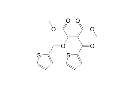 2-Butenedioic acid, 2-(2-thienylcarbonyl)-3-(2-thienylmethoxy)-, dimethyl ester, (E)-