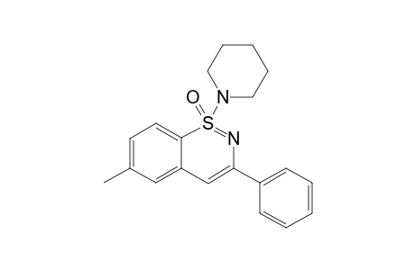 6-Methyl-3-phenyl-1-(piperidin-1-yl)benzo[e][1,2]thiazine 1-oxide