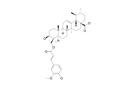 3.beta.-Hydroxy-24-(trans)-ferulyloxy-urs-12-en-28-oic Acid
