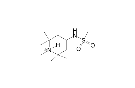 1,2,2,6,6-pentamethyl-4-[(methylsulfonyl)amino]piperidinium