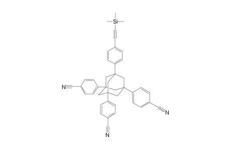 4,4',4''-(7-{4-[2-(Trimethylsilyl)ethynyl]phenyl}adamantane-1,3,5-triyl)tribenzonitrile