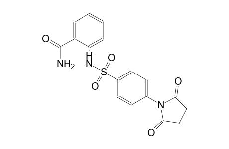 benzamide, 2-[[[4-(2,5-dioxo-1-pyrrolidinyl)phenyl]sulfonyl]amino]-