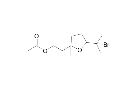 5-(1'-Bromo-1'-methyl)ethyl-2-methyl-2(2"-acetoxy)ethyltetrahydrofuran