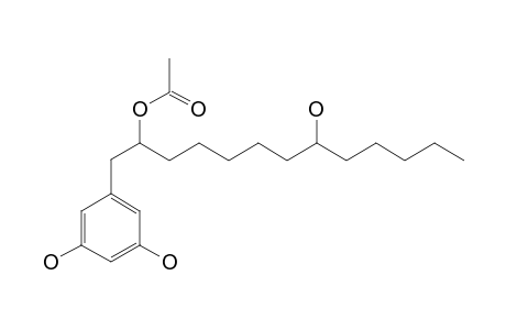 5-(2-ACETOXY-8-HYDROXYTRIDECYL)-RESORCINOL