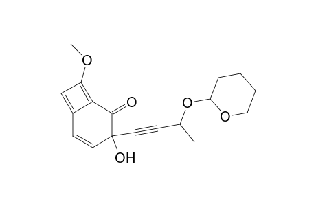 Bicyclo[4.2.0]octa-1,3,5-trien-7-one, 8-hydroxy-5-methoxy-8-[3-[(tetrahydro-2H-pyran-2-yl)oxy]-1-butynyl]-
