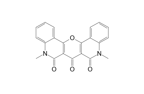 7H-Bisquinolino[4,3-b:3,4-E]pyran-6,7,8(5H,9H)-trione, 5,9-dimethyl-