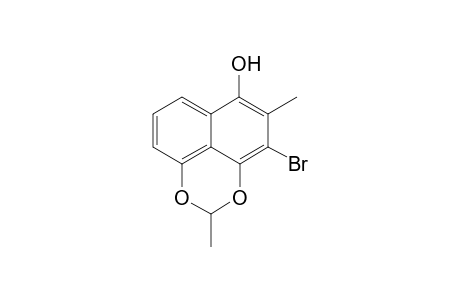 4-Bromo-2,5-dimethyl-2H-naphtho[4,5-d,e]-(1,3)-dioxin-6-ol