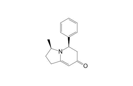 cis-3-Methyl-5-phenyl-2,3,5,6-tetrahydro-7(1H)-indolizinone