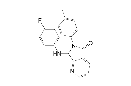 5H-pyrrolo[3,4-b]pyridin-5-one, 7-[(4-fluorophenyl)amino]-6,7-dihydro-6-(4-methylphenyl)-