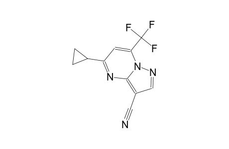 5-cyclopropyl-7-(trifluoromethyl)pyrazolo[1,5-a]pyrimidine-3-carbonitrile