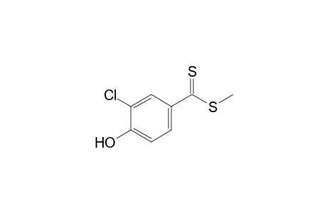 Methyl 4-hydroxy-3-chlorodithiobenzoate