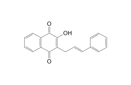 2-Hydroxy-3-(3'-phenylallyl)-1,4-naphthoquinone