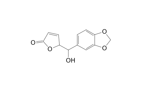 4-[1-Hydroxy-1-(3,4-methylenedioxyphenyl)methyl]-2-buten-4-olide